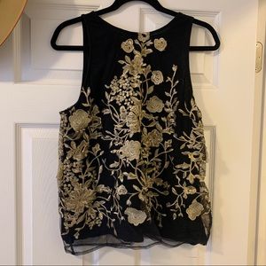 Anthropologie embroidered blouse